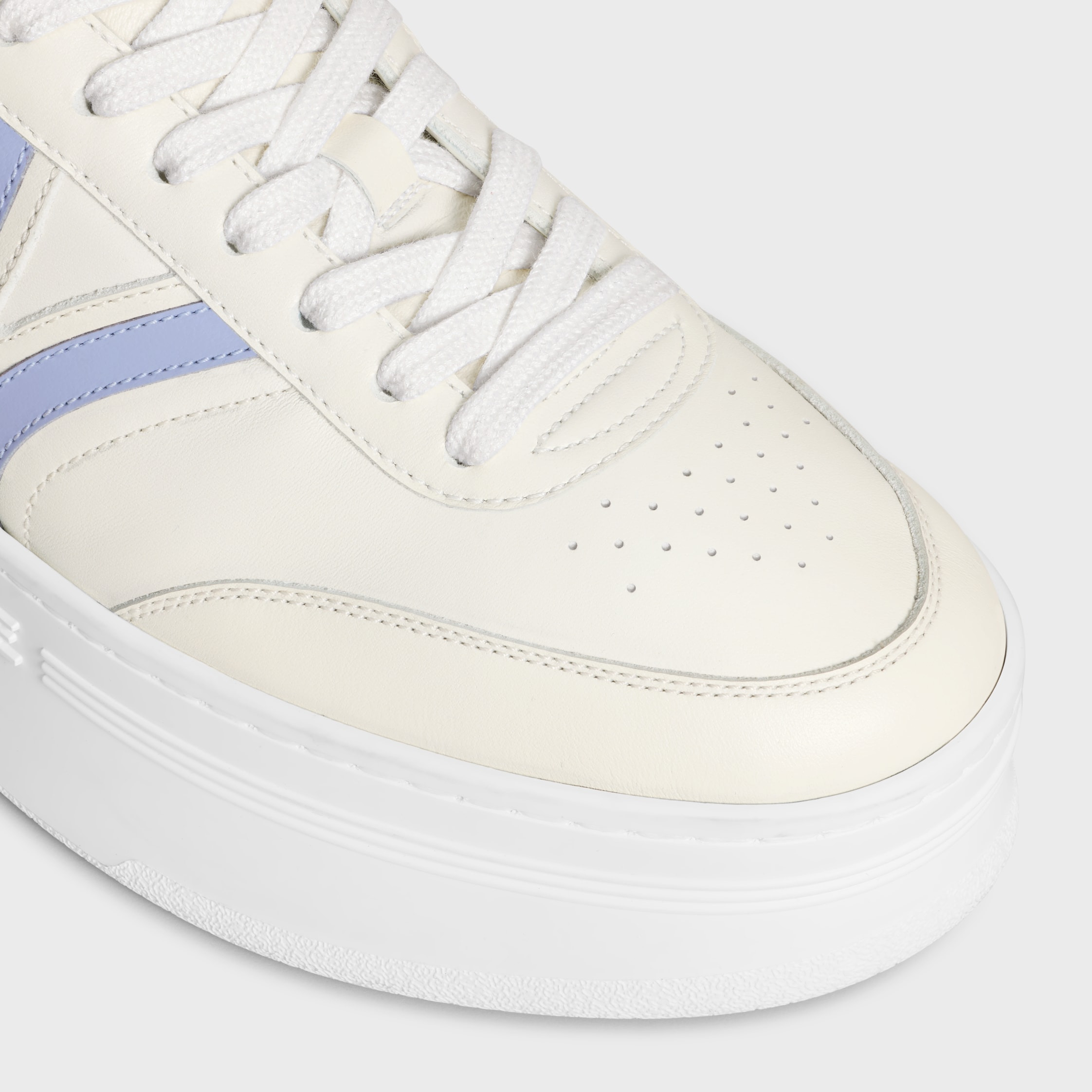 CELINE - BLOCK SNEAKERS WITH BACK TRIOMPHE AND WEDGE OUTSOLE IN CALFSKIN - 4