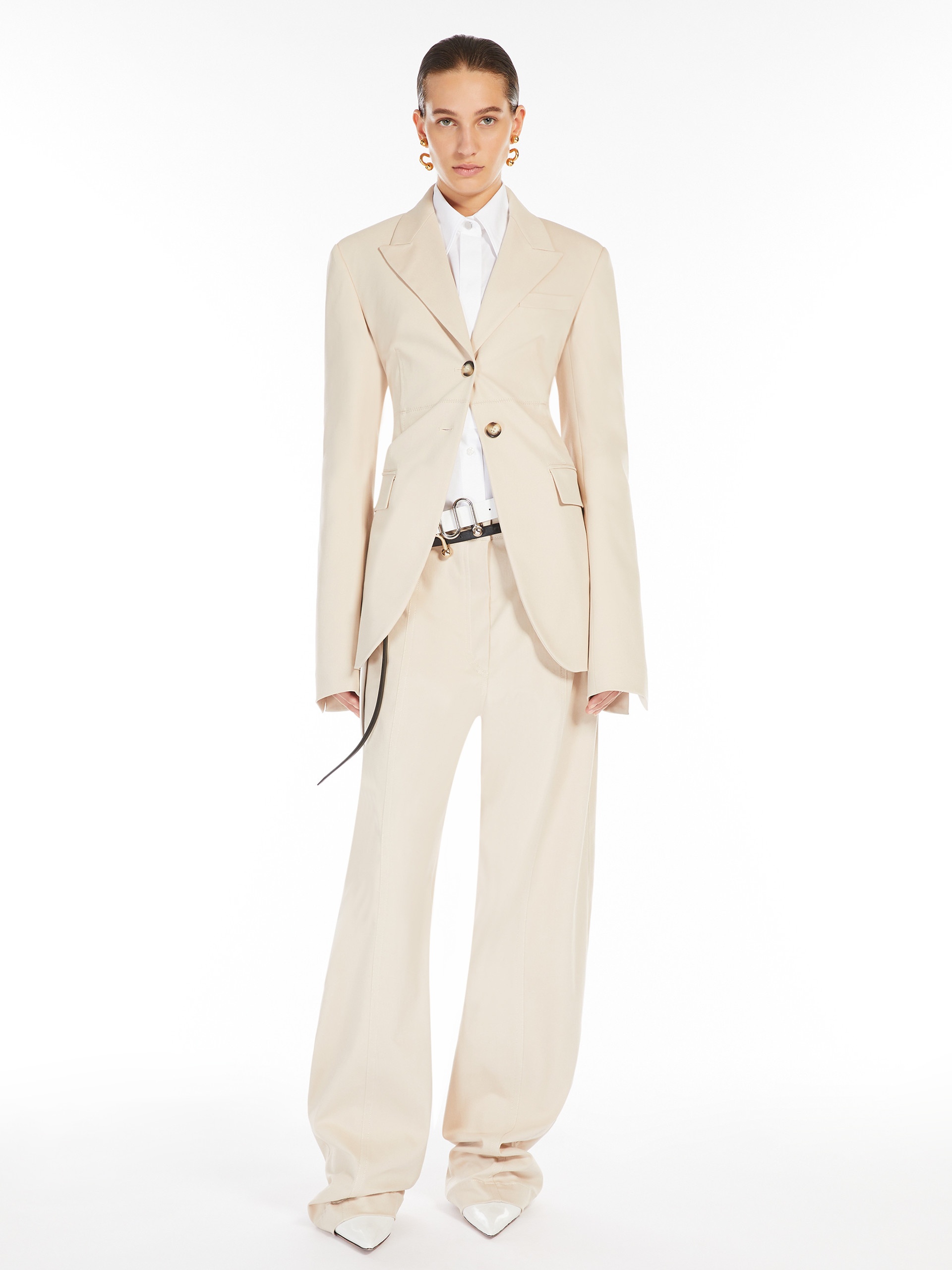 TRIONFO Slim-fit twill blazer - 2