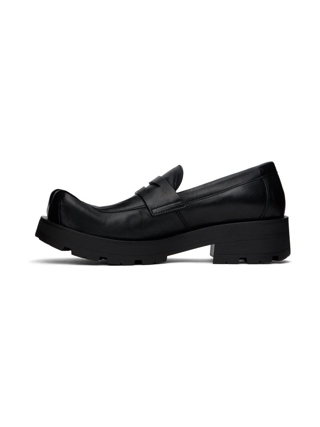 Black Sheathed Moggies Loafers - 3