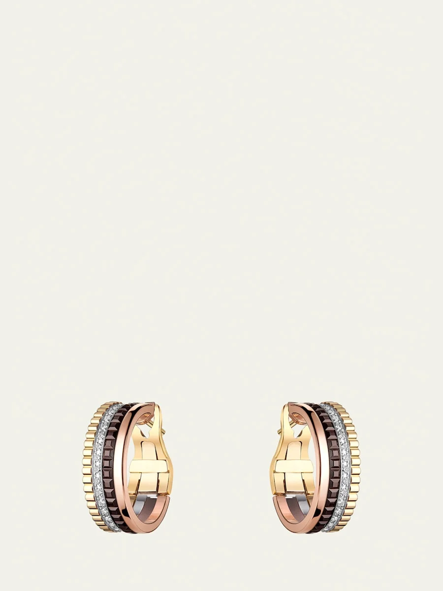 Diamond Quatre Earrings - 1