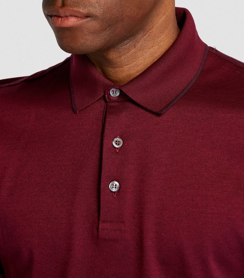 Cotton Piqué Polo Shirt - 6