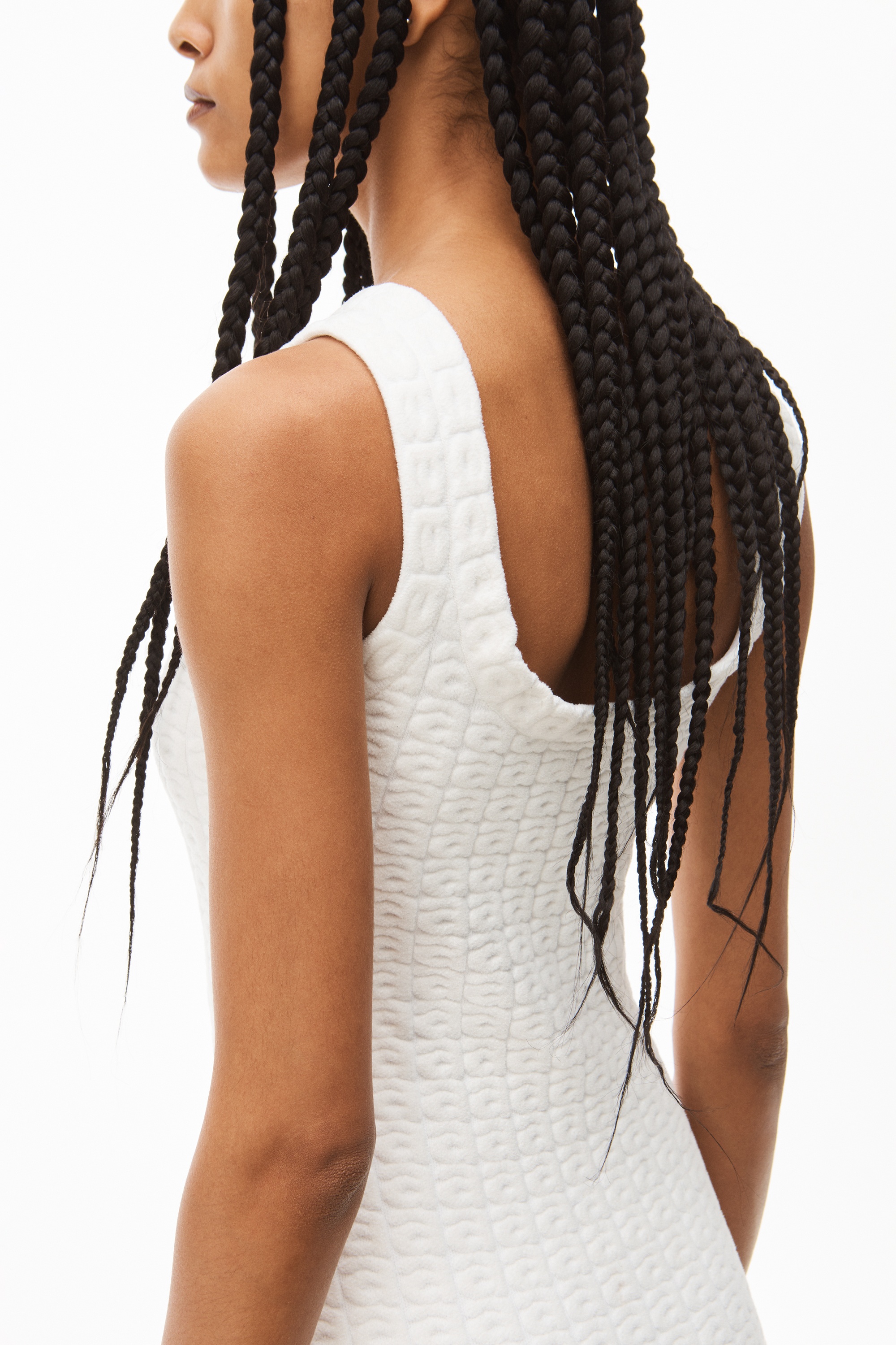 TANK DRESS IN CHENILLE JACQUARD - 6
