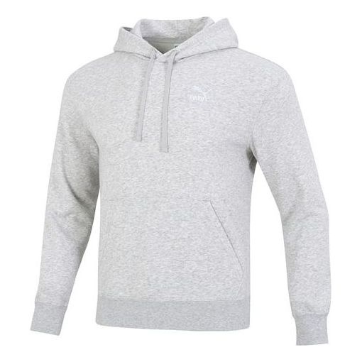 Puma Classics Small Logo Training Hoodie 'Grey' 537849-04 - 1