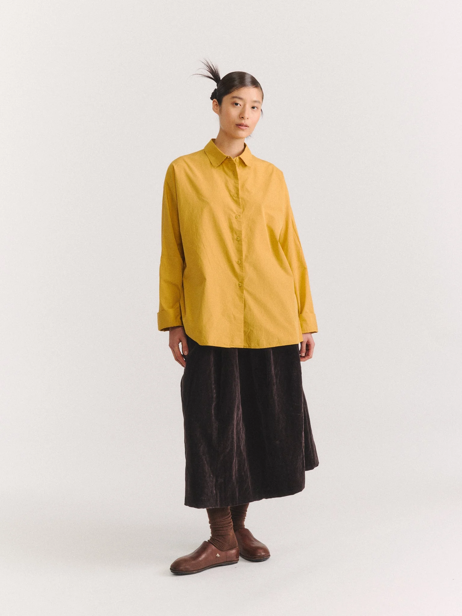 WAGA LS SHIRT - PAPER COT - GOLD - 1