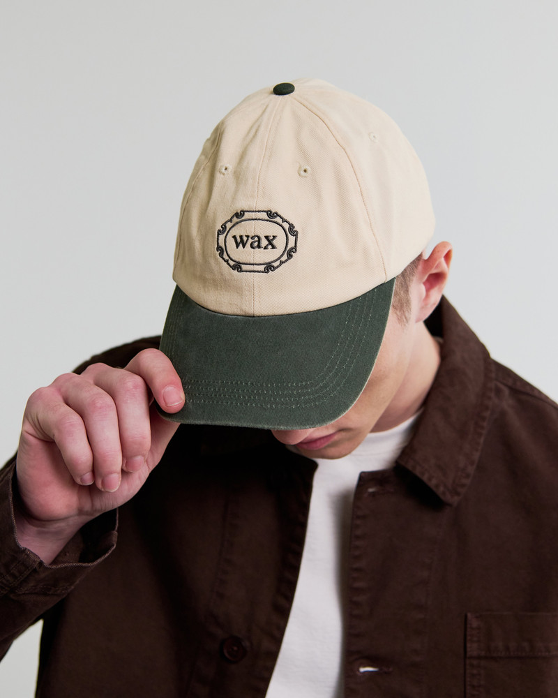 Wax London Spencer - Ecru And Khaki Cotton Sports Cap outlook