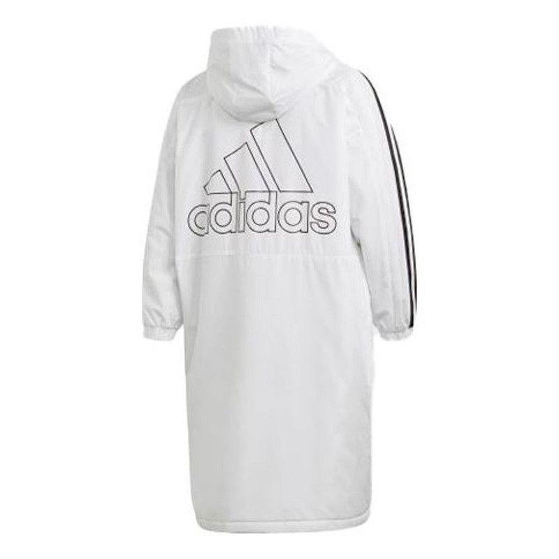 adidas (WMNS) adidas Insulated COA Cotton Jacket 'White' GF0026 outlook