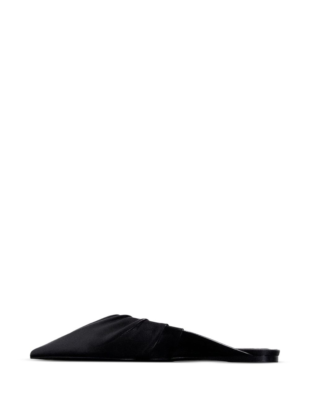 pleated point-toe flats - 2