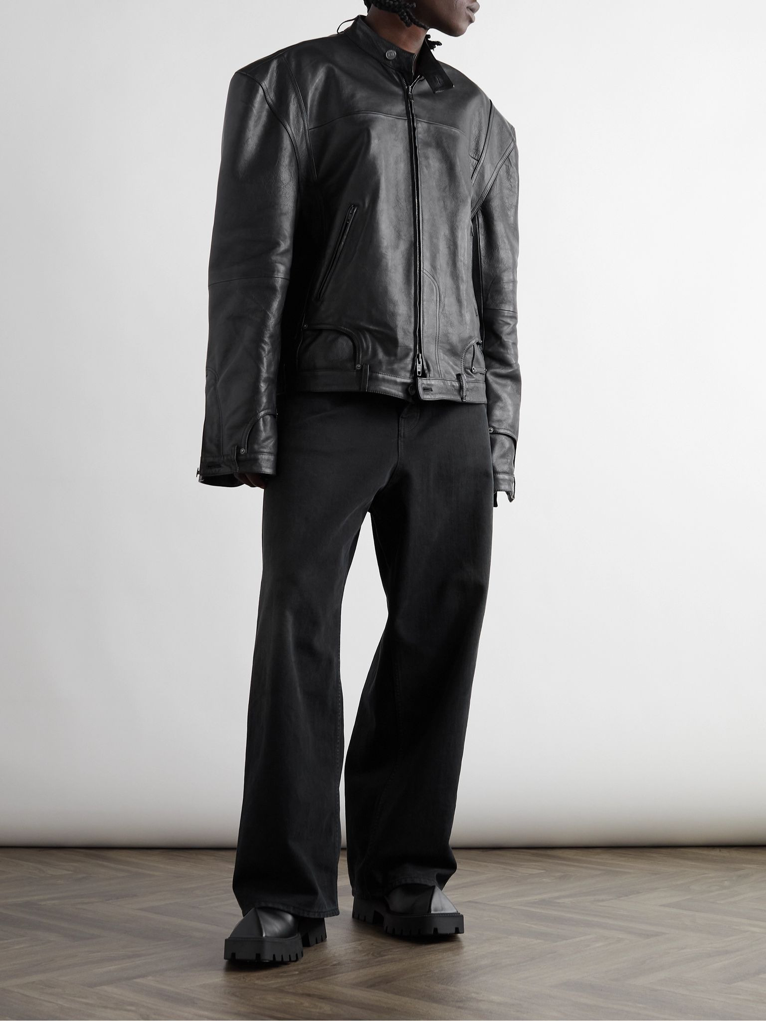 Leather Jacket Black - 2