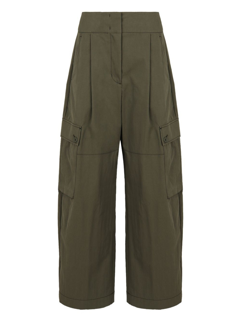 pleated gabardine trousers 1