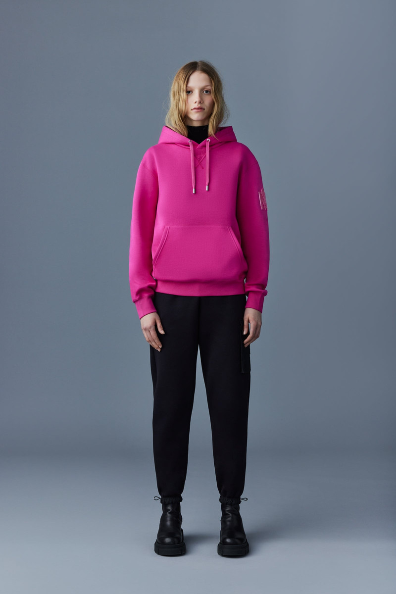 MACKAGE KRYS hoodie with velvet embroidery outlook