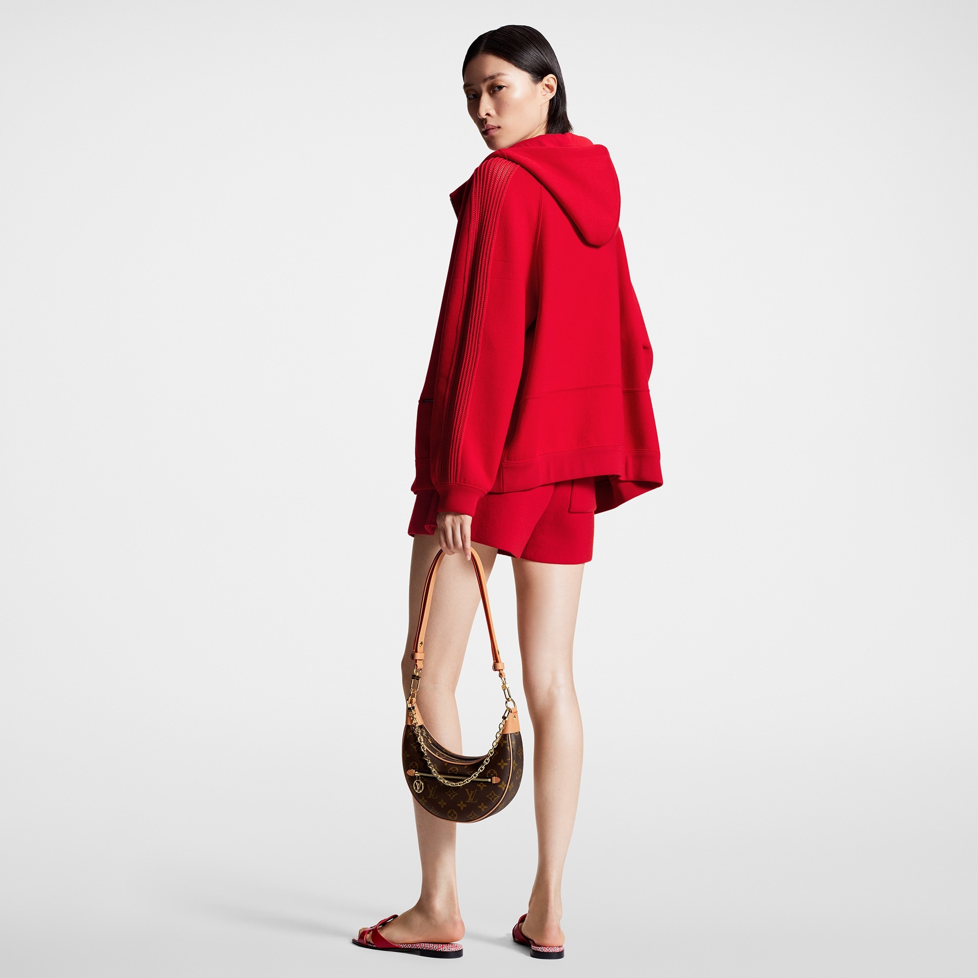 Mesh Accent Hoodie - 3