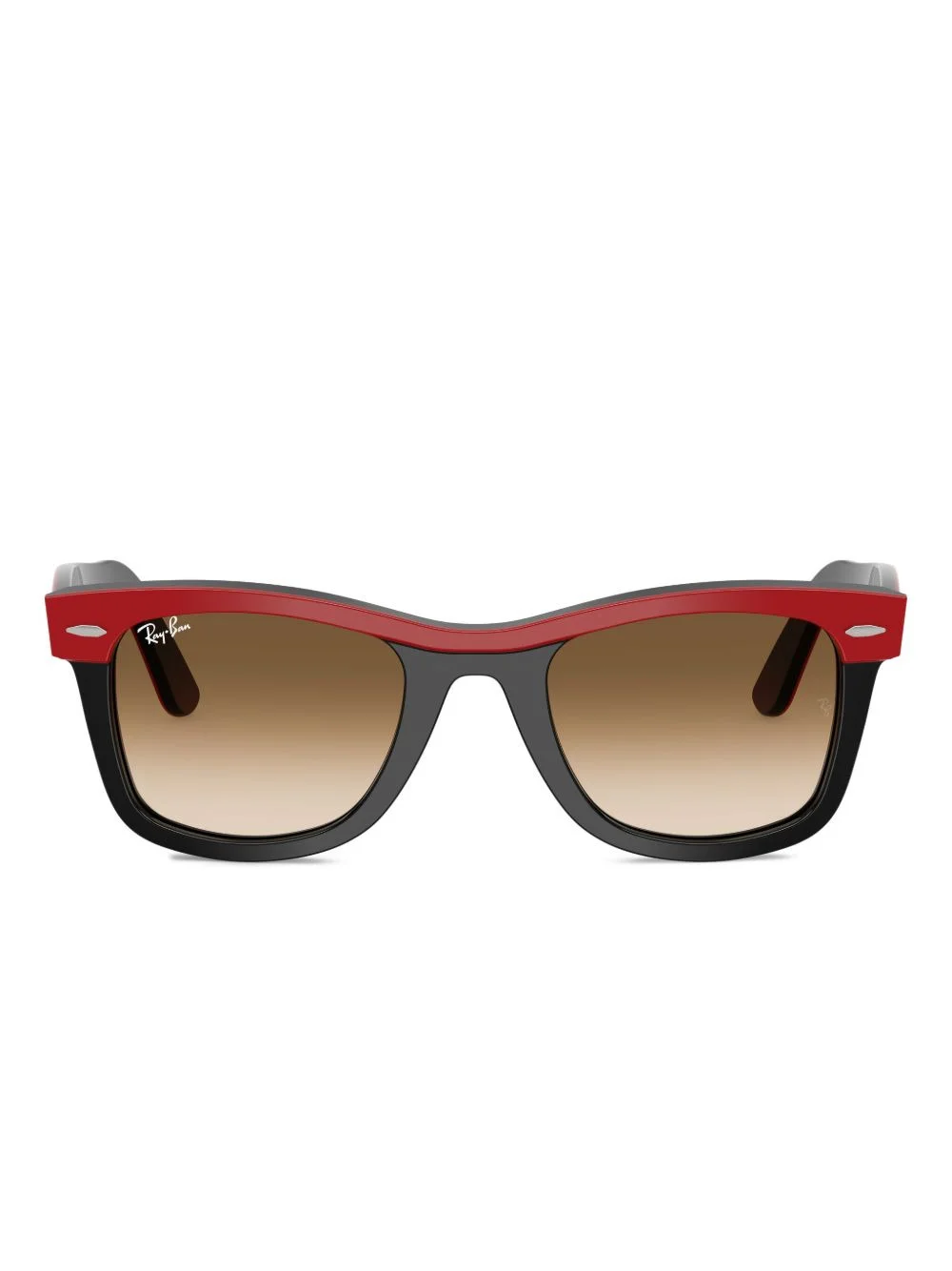rim-detail square-frame sunglasses - 1