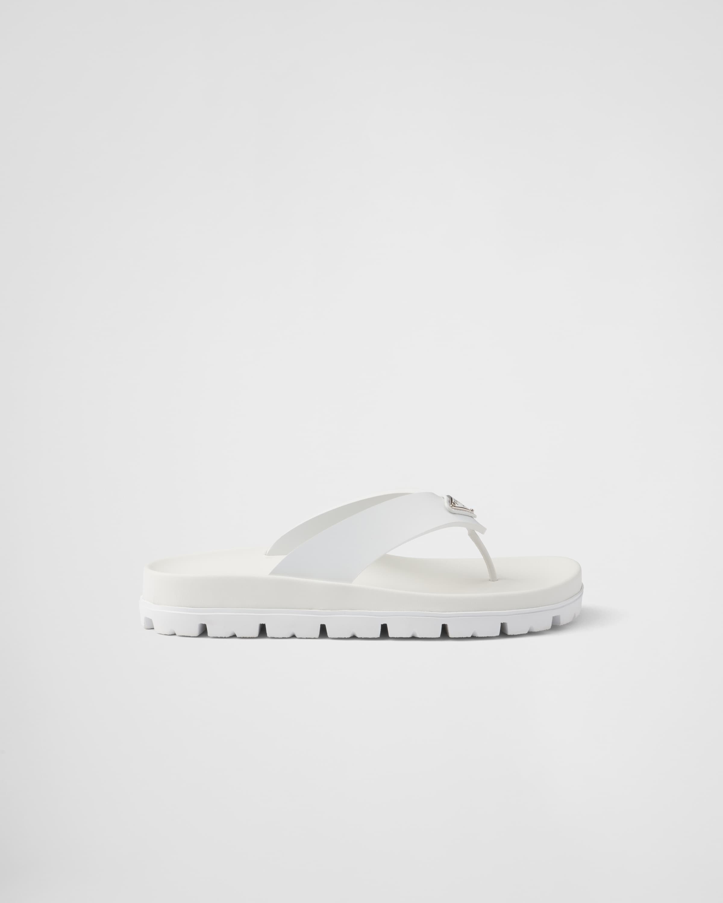 Rubber thong sandals - 2