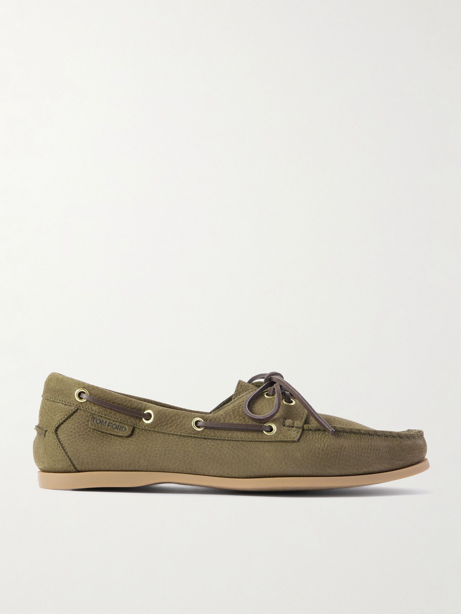 Robin Nubuck Boat Shoes Green - 1
