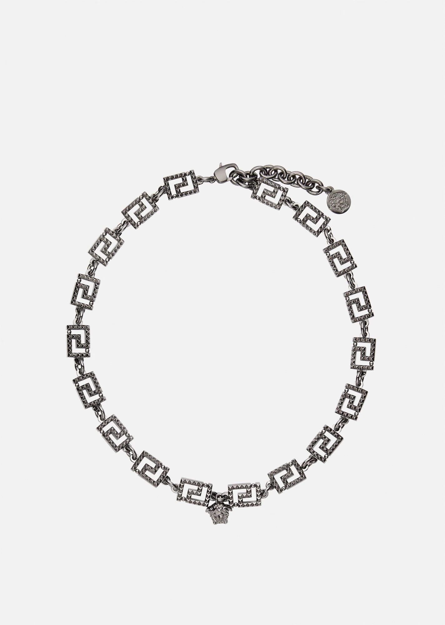 Studded Greca Necklace - 1