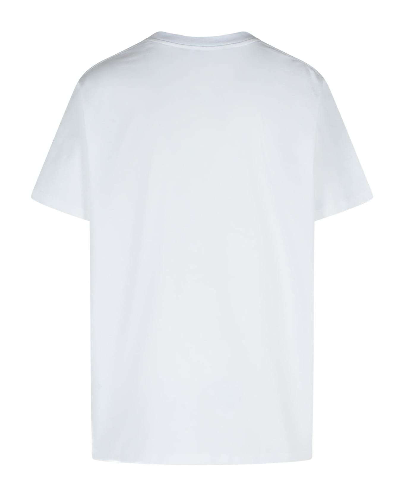 White Cotton T-shirt - 3