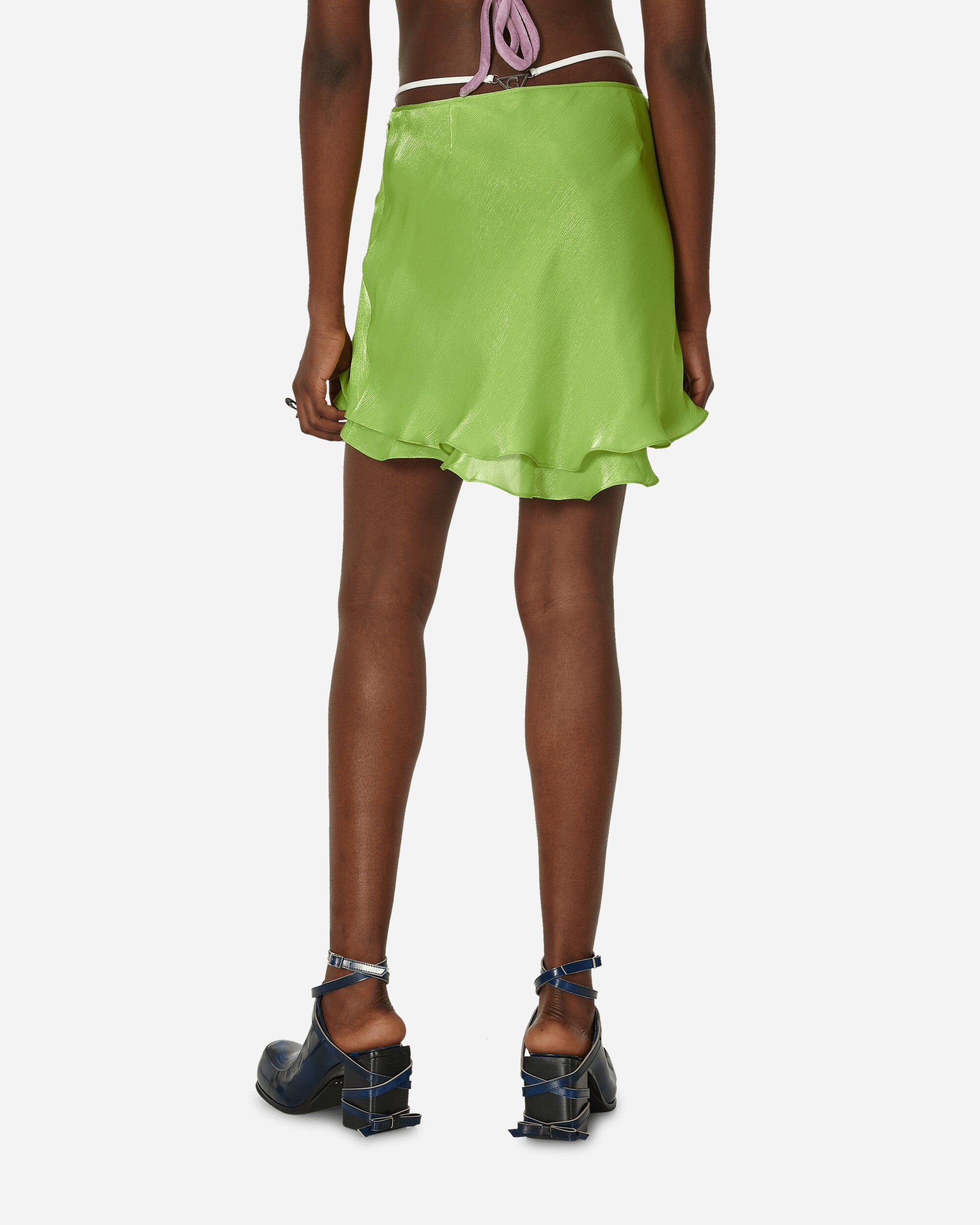 Layered Mini Skirt Apple - 3