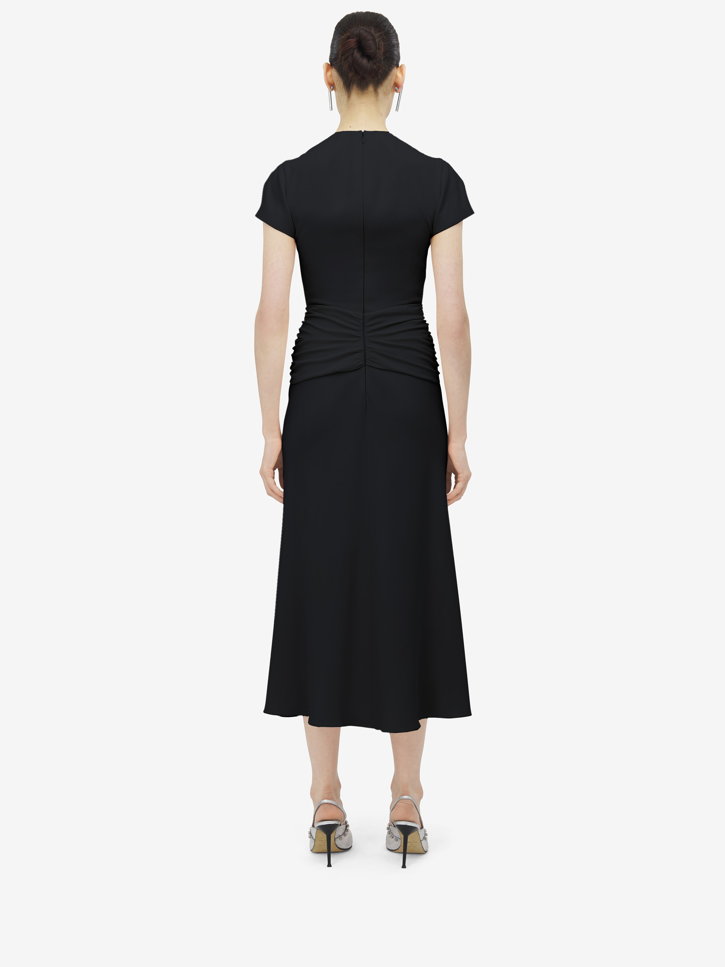Knot Waist Midi Dress - 4