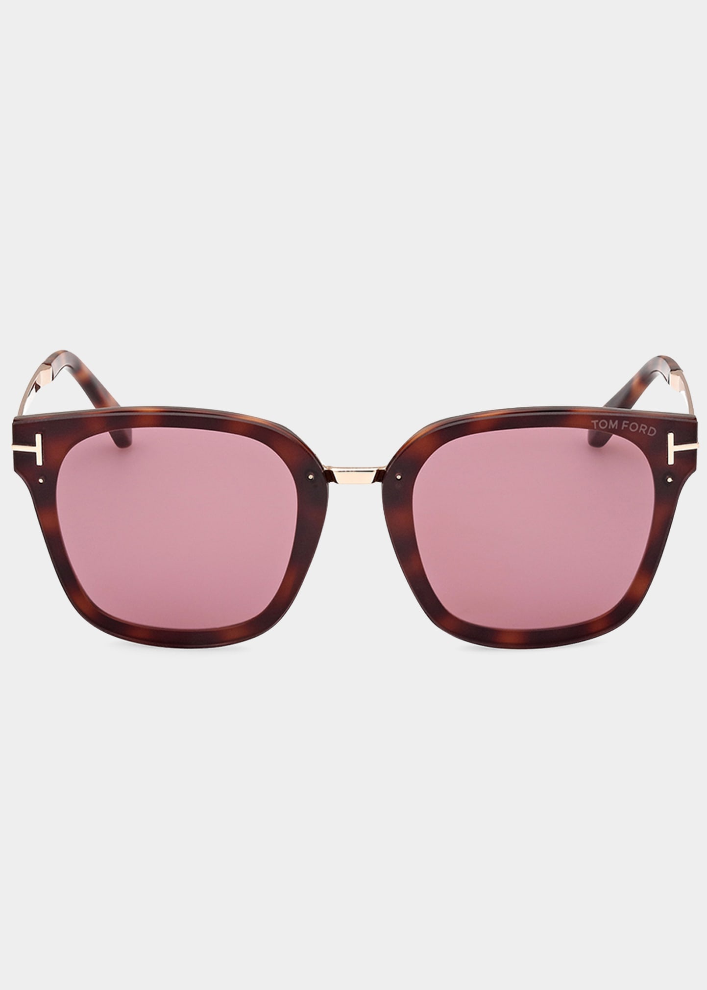 Philippa Square Injection Plastic Sunglasses - 2