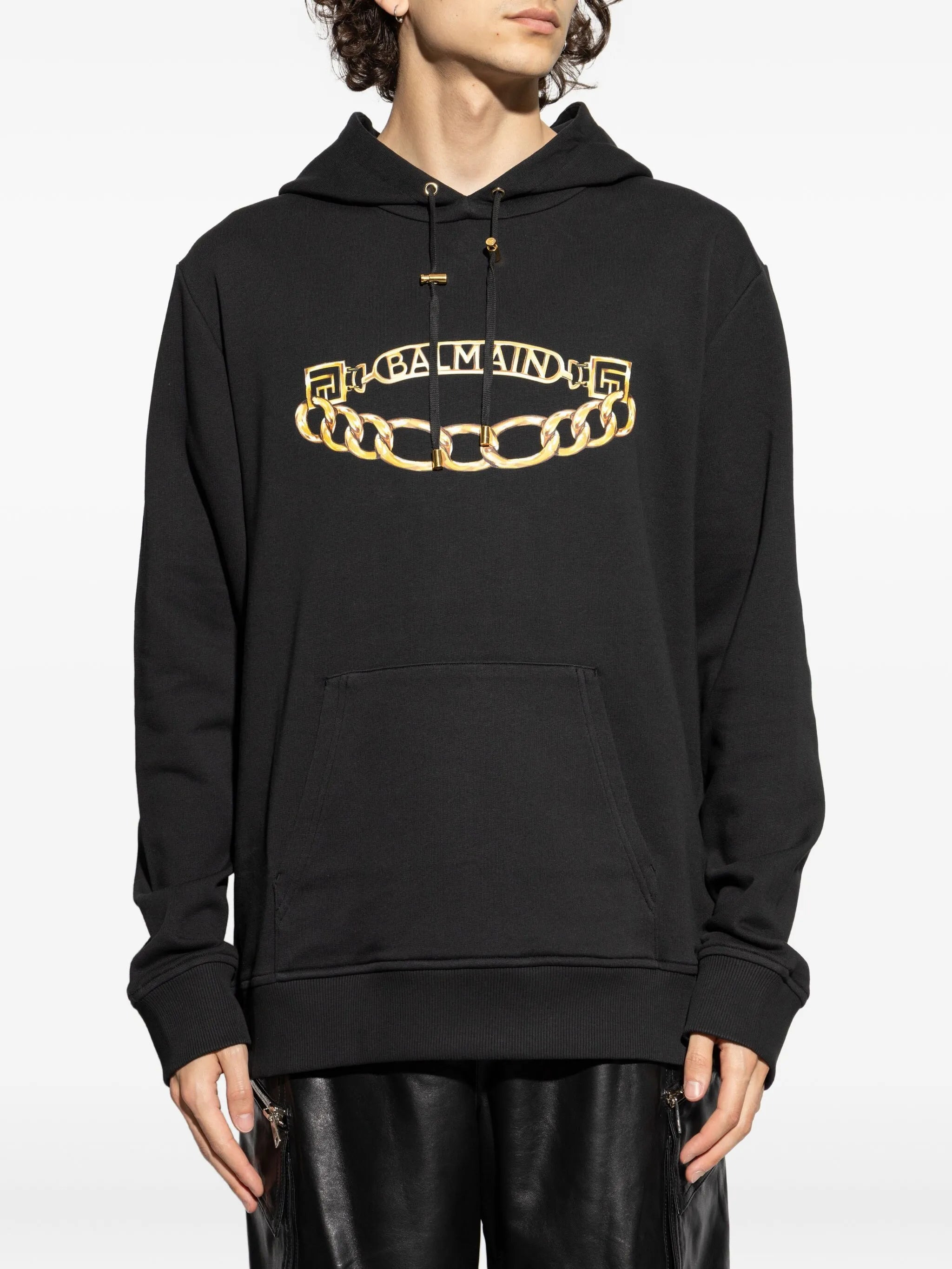 logo-print hoodie - 3