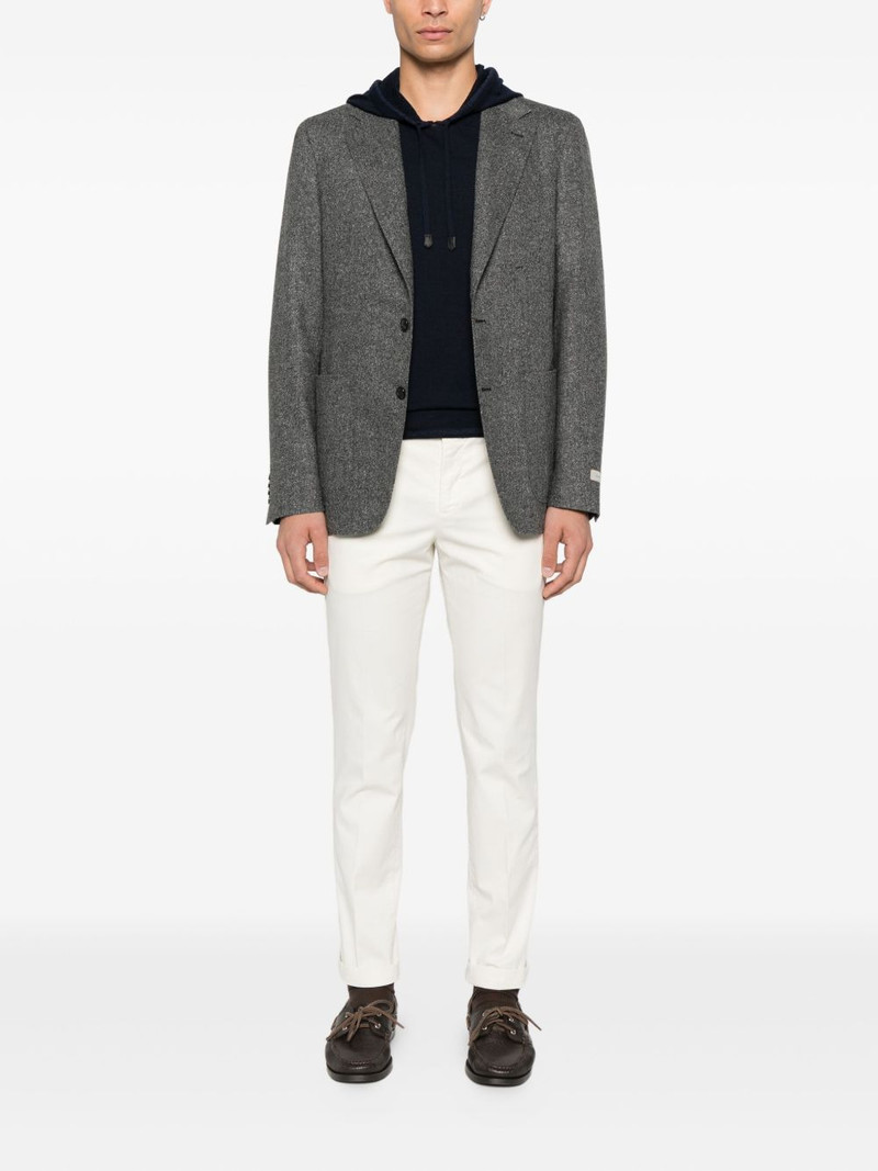 Canali merino wool hood outlook