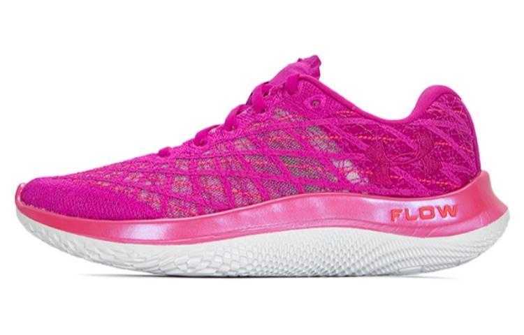(WMNS) Under Armour FLOW Velociti Wind Running Shoes 'Pink' 3025222-500 - 2