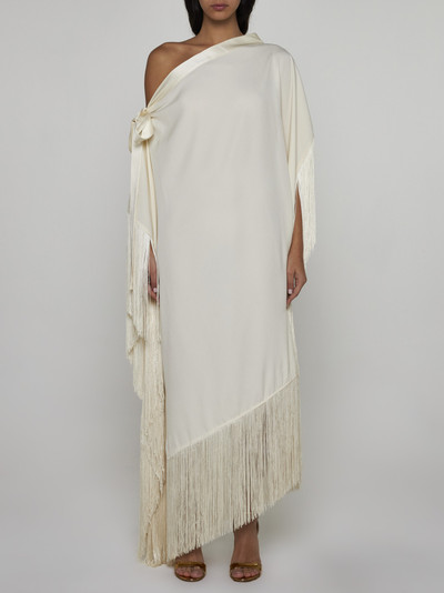 Taller Marmo Aarons viscose-blend asymmetric kaftan outlook