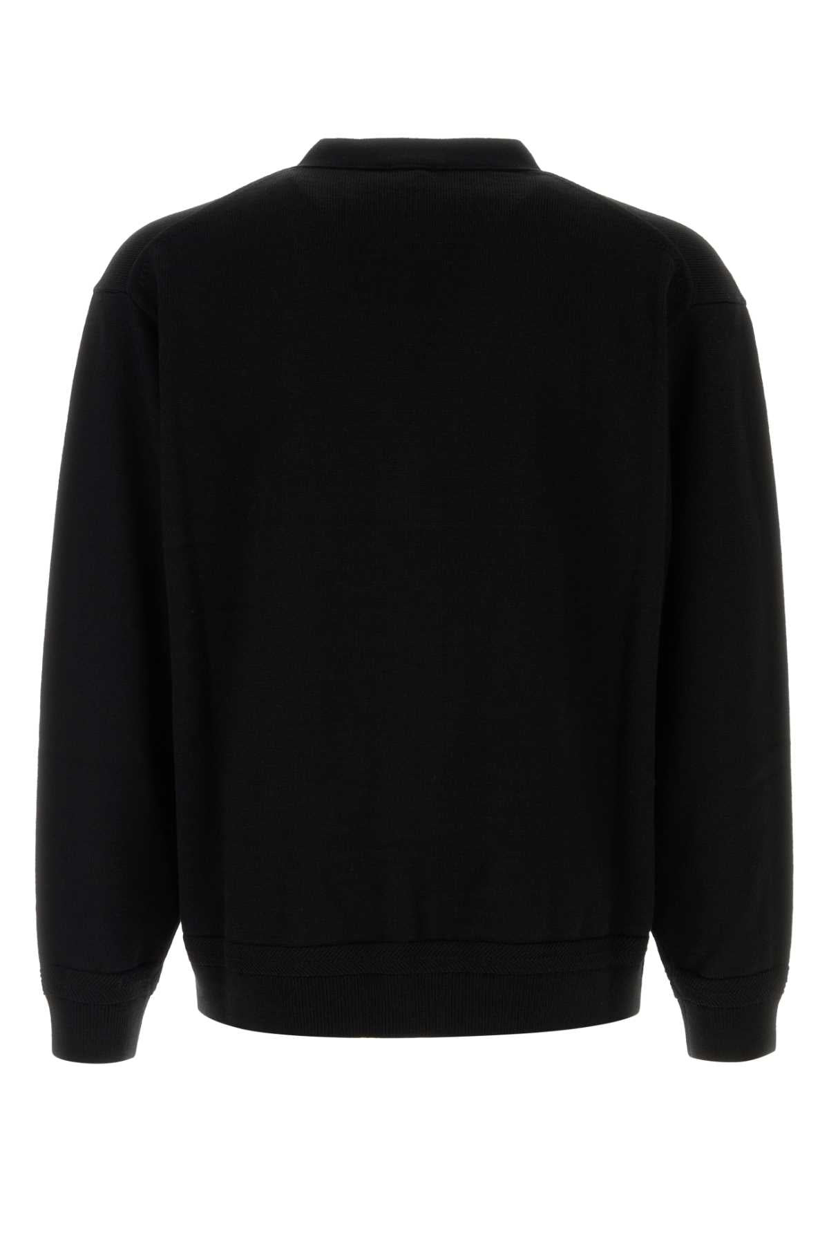 Kenzo Men Black Wool Cardigan - 2