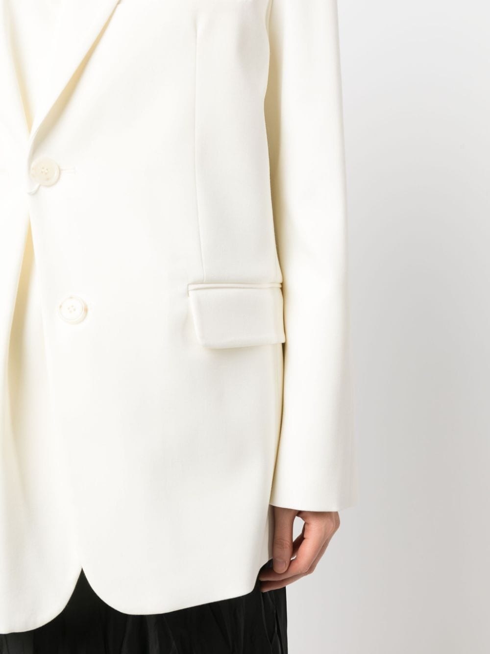 asymmetric double-breasted blazer - 5