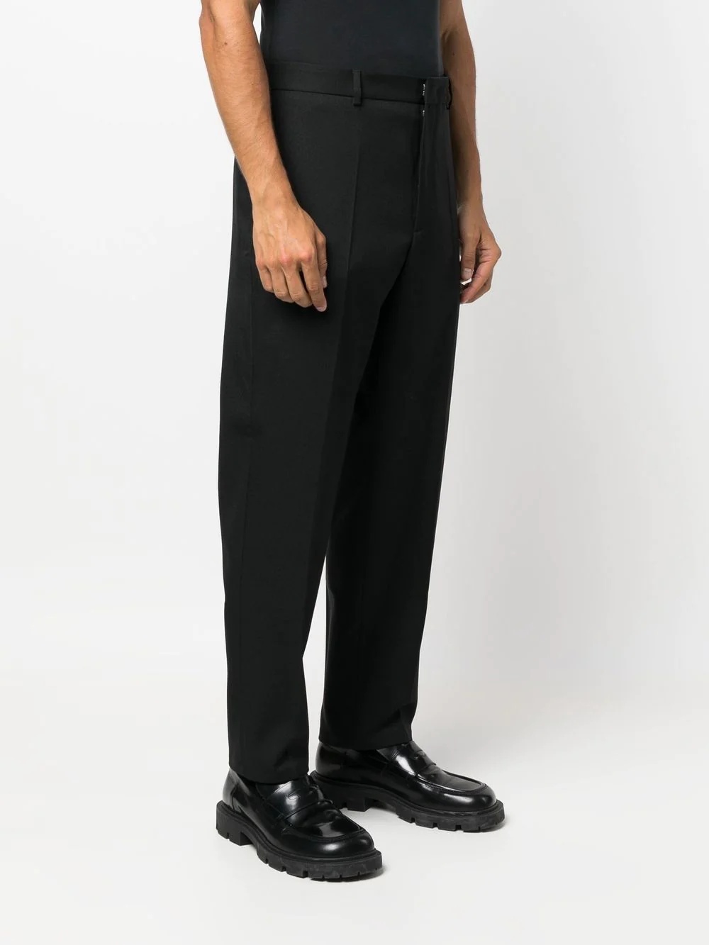 straight-leg tailored trousers - 3