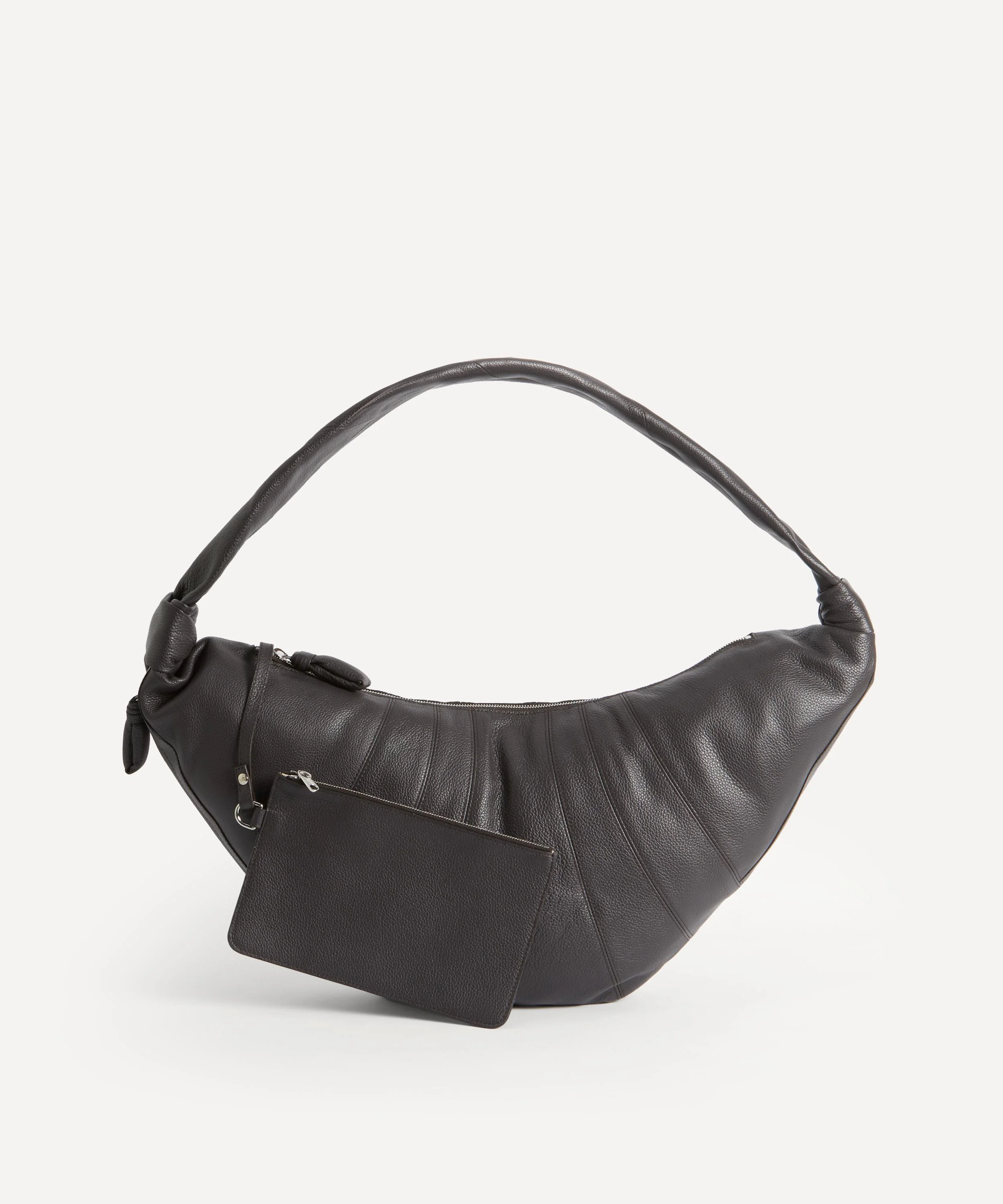 Large Leather Fortune Croissant Bag - 1