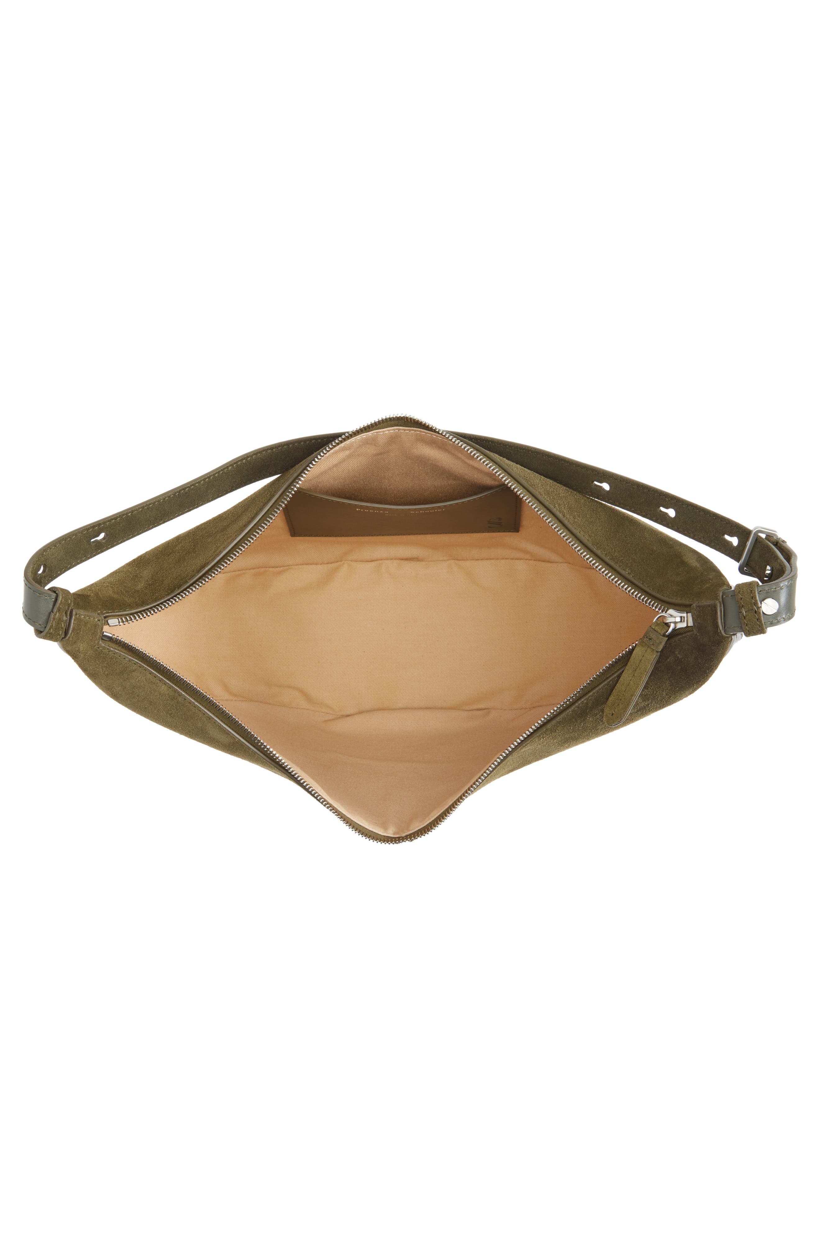 Proenza Schouler Slide Suede Hobo Bag in Olive at Nordstrom - 5