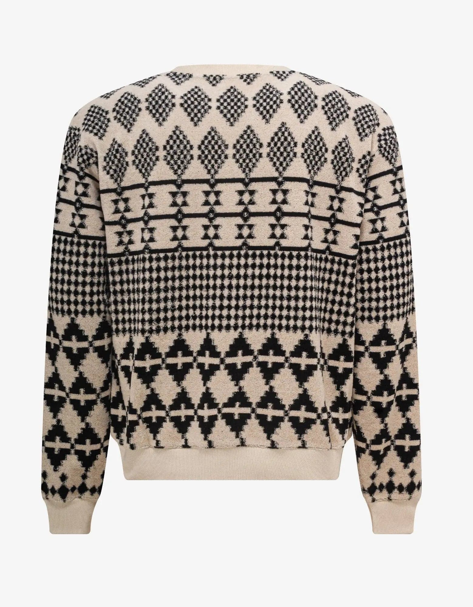 Saint Laurent Neutral Jacquard Sweatshirt - 2