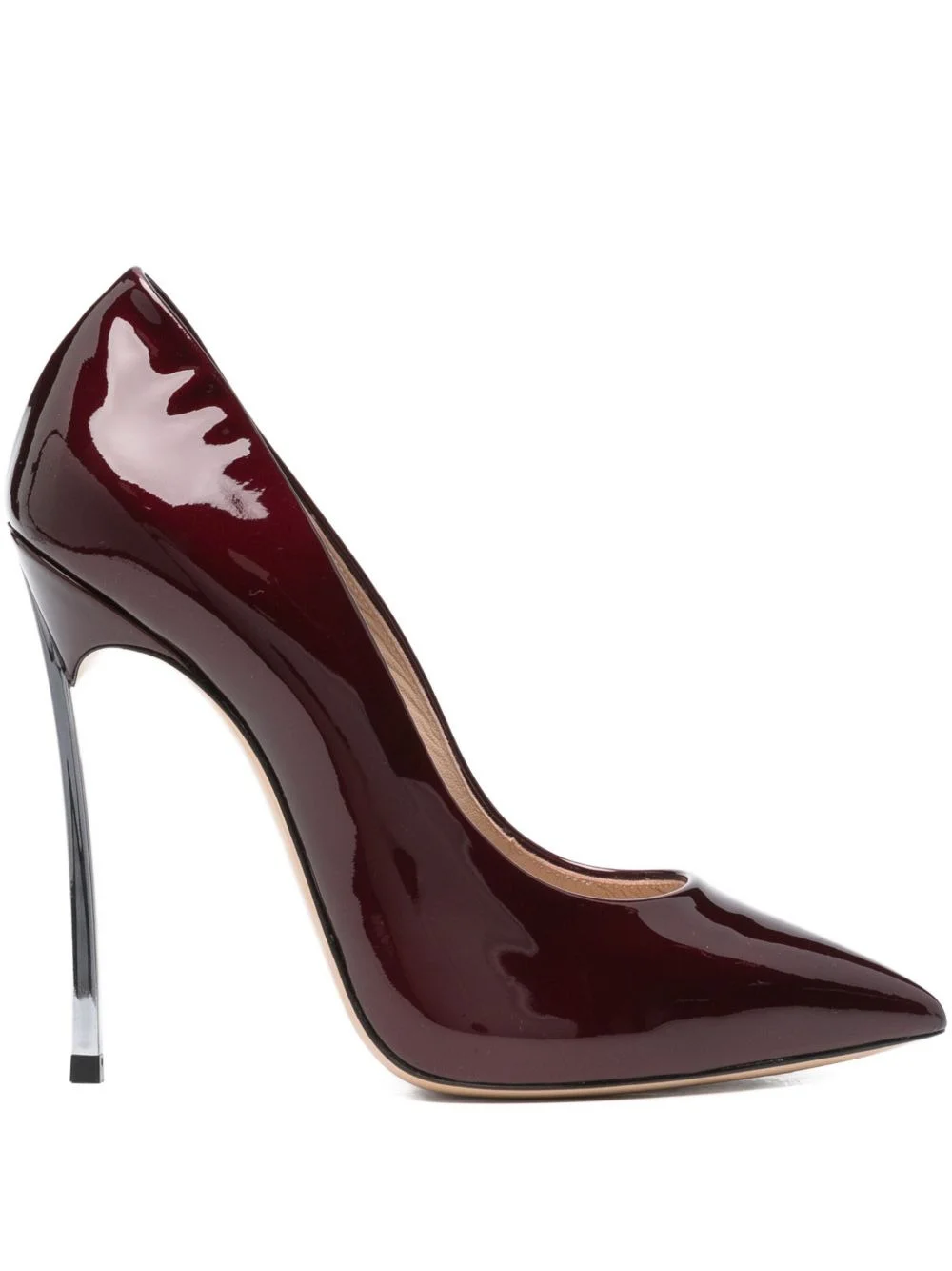 100mm metallic-heel pointed-toe pumps - 1