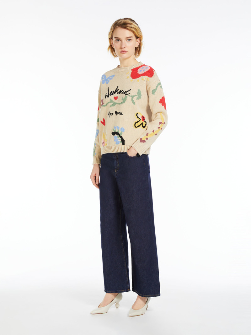 Max Mara SAPRI Relaxed-fit comfortable denim jeans outlook