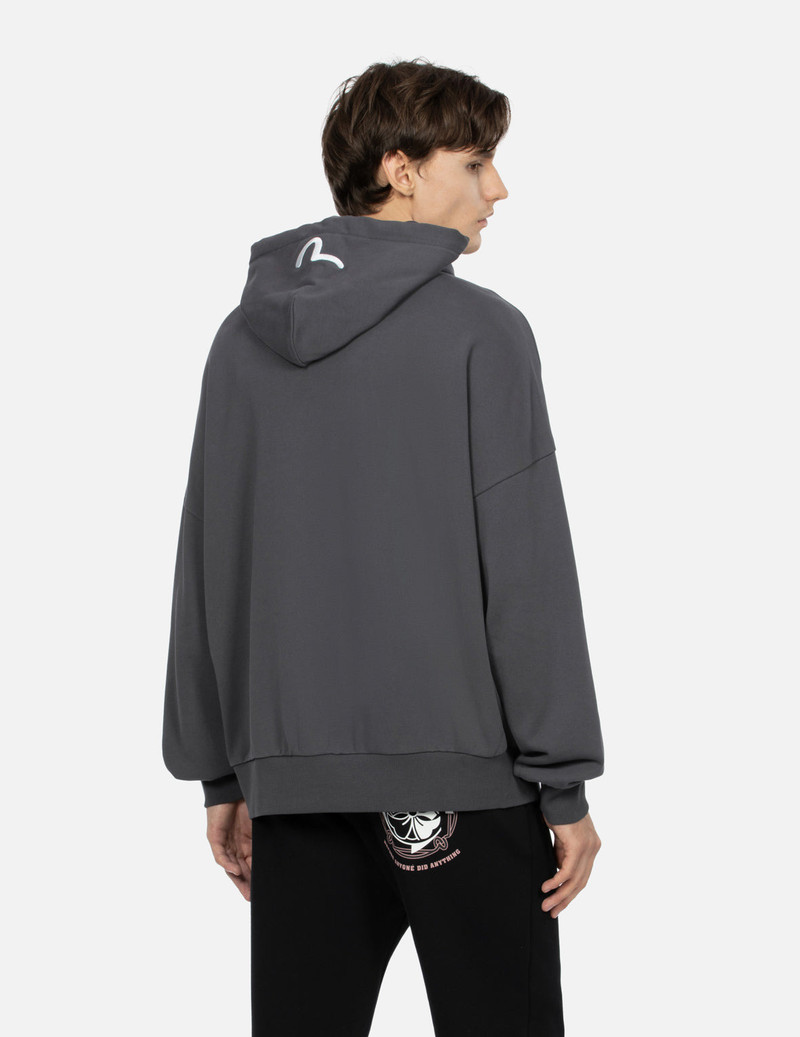 KAMON PRINT LOOSE FIT HOODIE 8