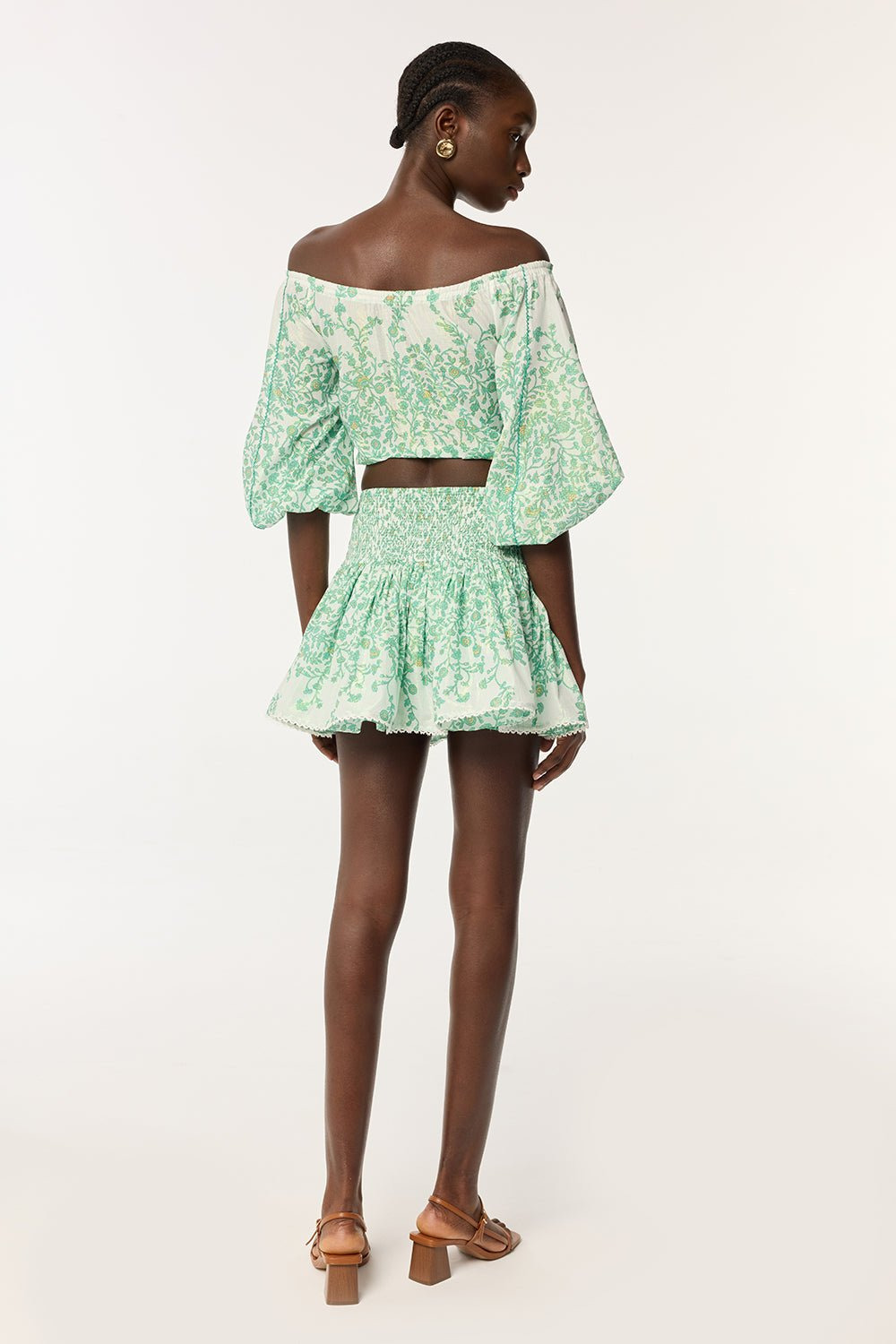Mini Skirt Colleen - Green Lazuli - 4