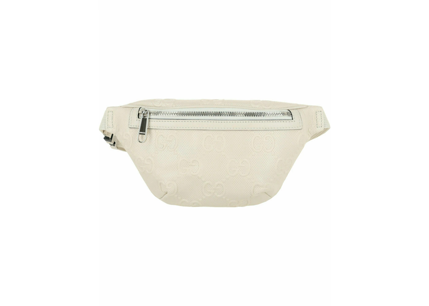 Gucci GG Embossed Belt Bag White - 5
