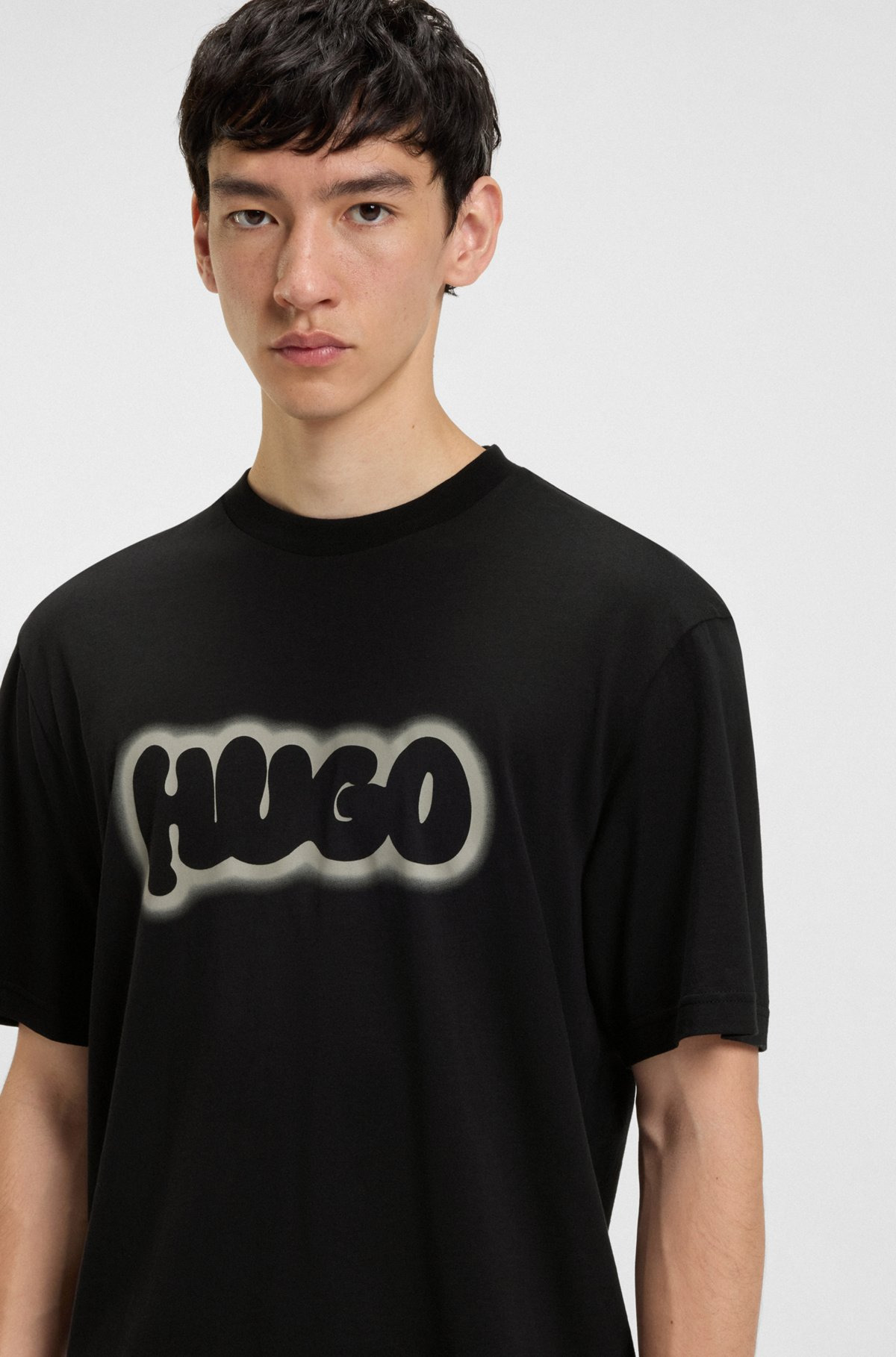 COTTON-JERSEY T-SHIRT WITH LOGO PRINT - 3