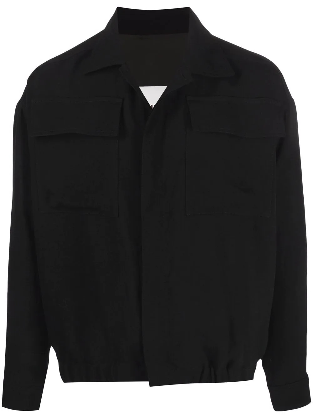 chest flap-pocket shirt jacket - 1