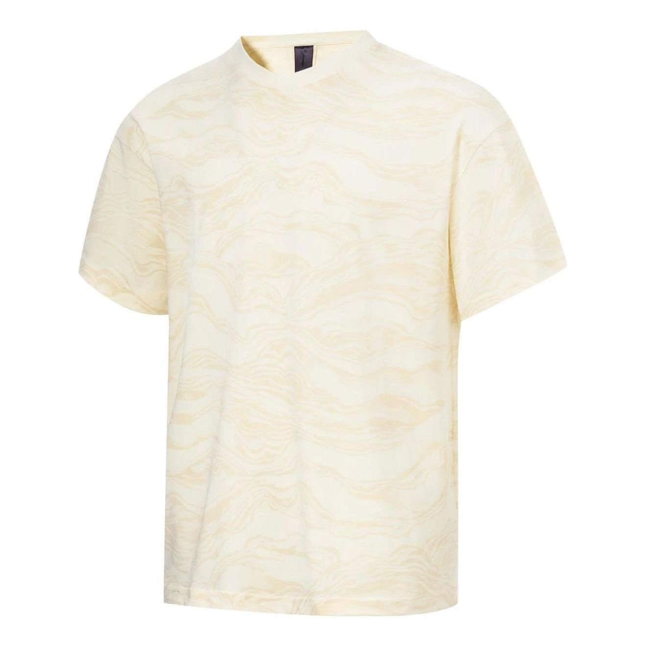 Li-Ning x Jackie Chan Kung Fu All-Over Print T-shirt 'Creamy White' AHST065-4 - 1