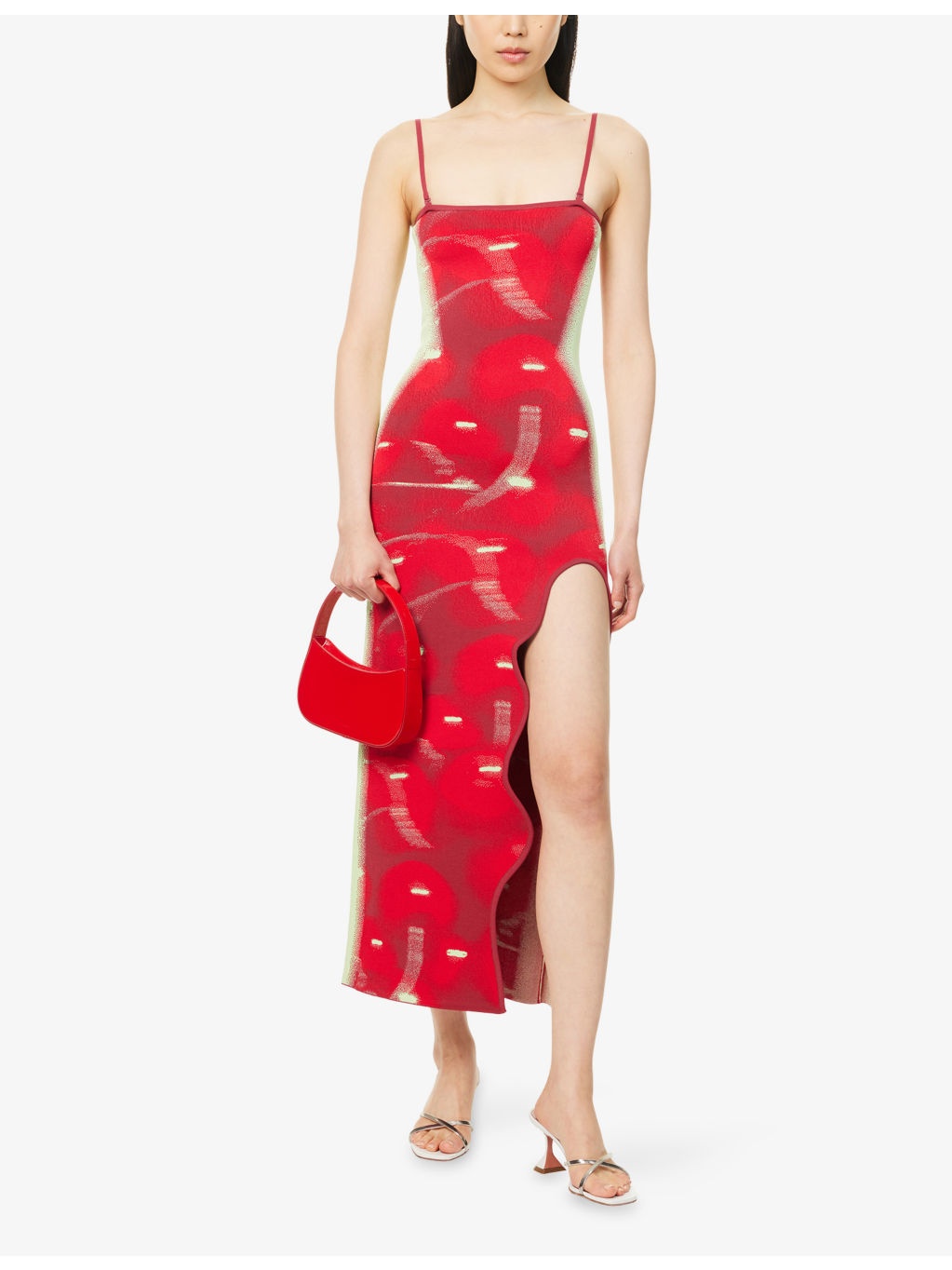Iris Wavy Knitted Midi Dress - 2