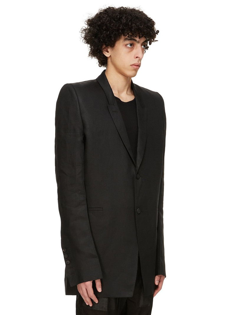 satin-finish blazer 2