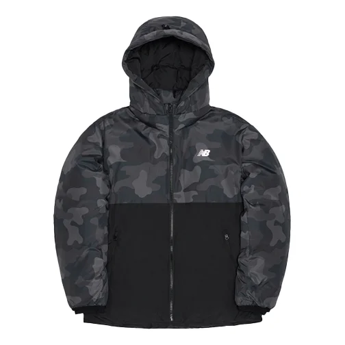 New Balance Camouflage Jacket 'Black Grey' NPA4S013MIX - 1