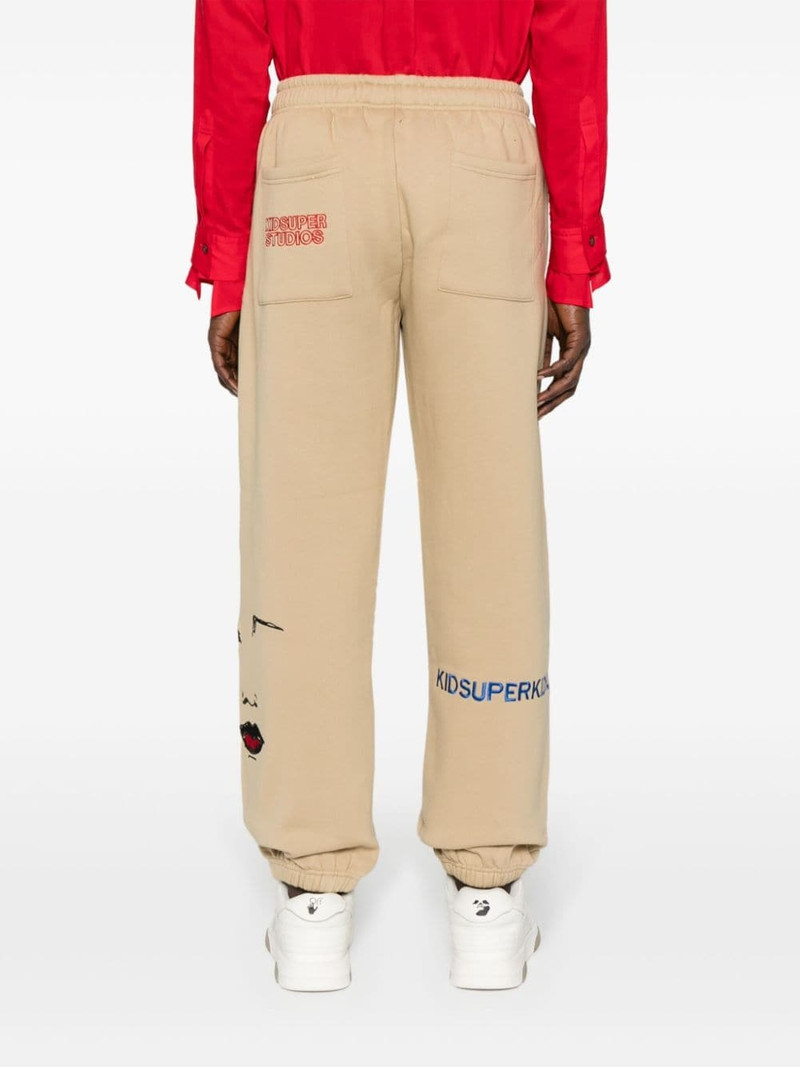 logo-embroidered track pants 4
