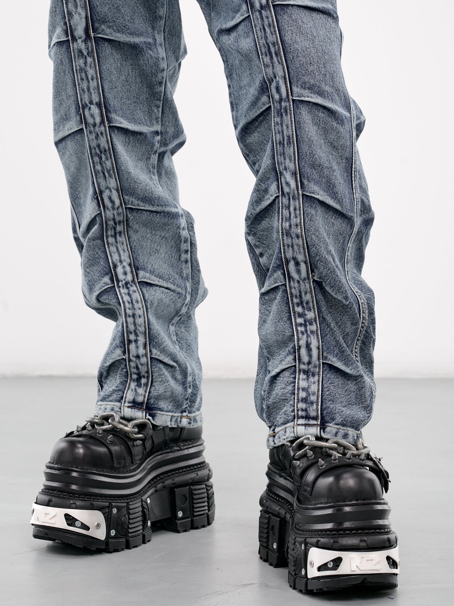 Line GOB Denim Pants - 5