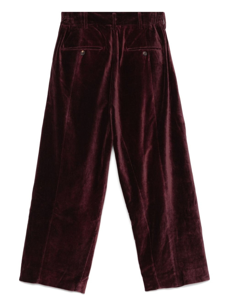 Ziggy Chen velvet trousers outlook
