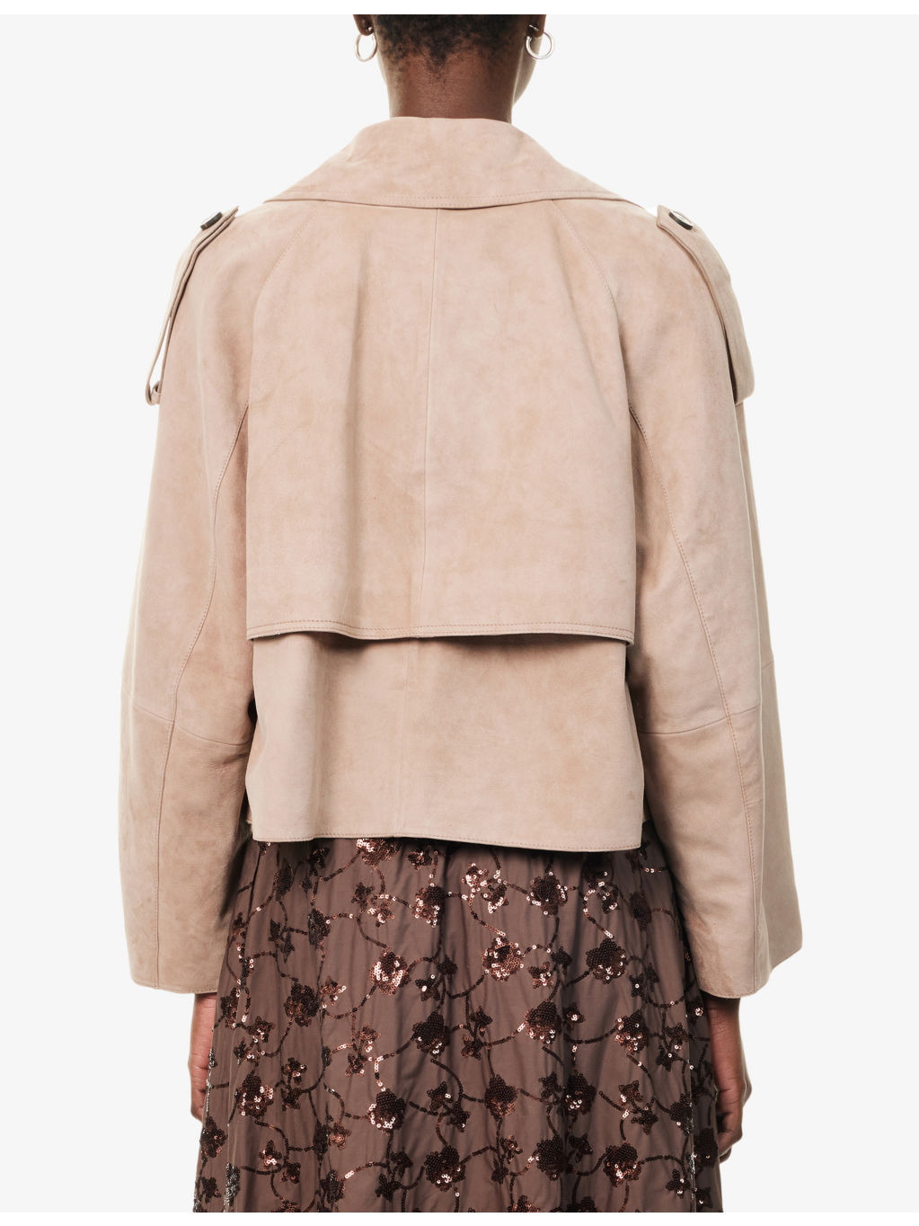 Maga Crop Suede Jacket - 4