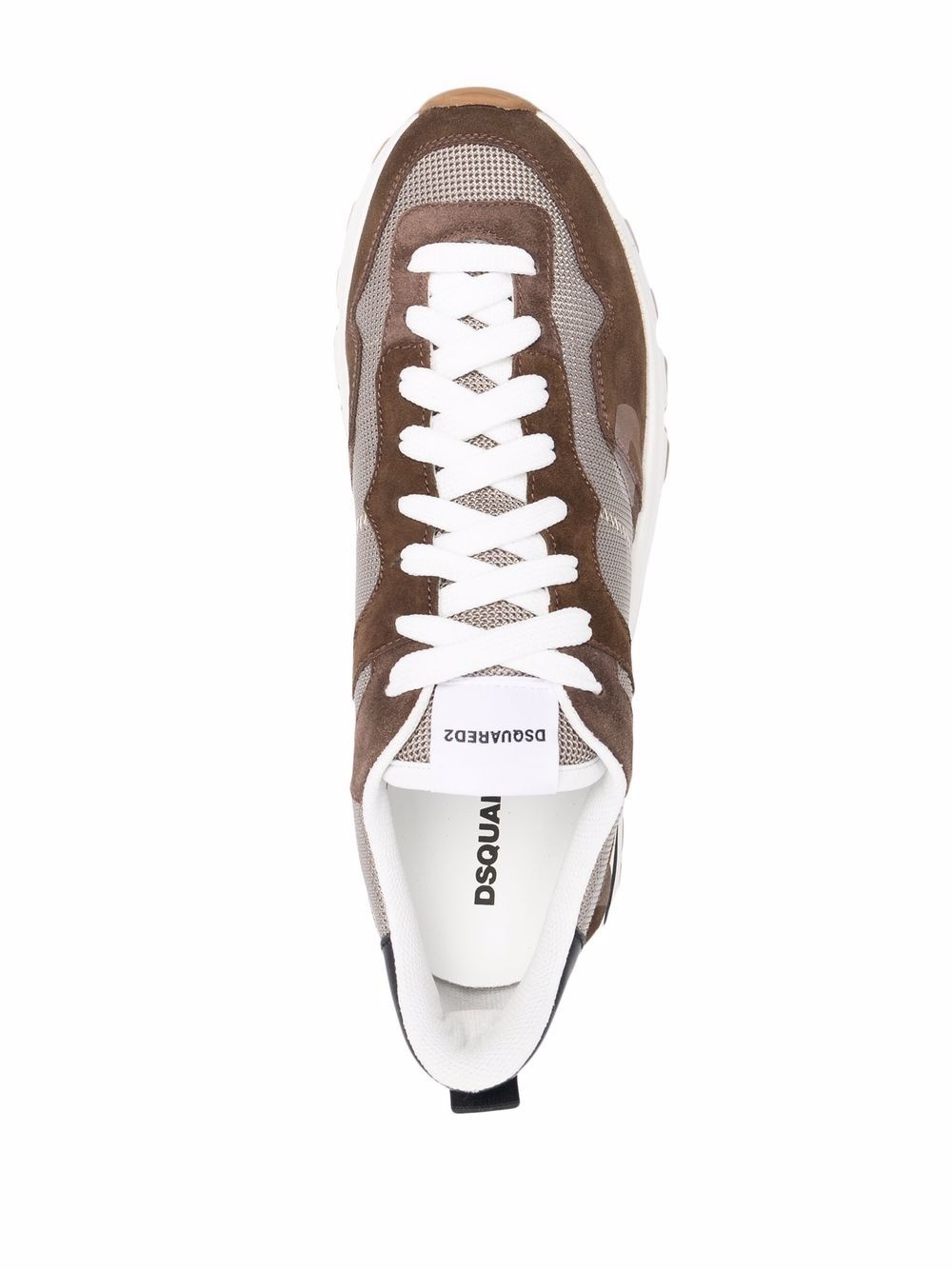 side logo-print sneakers - 4