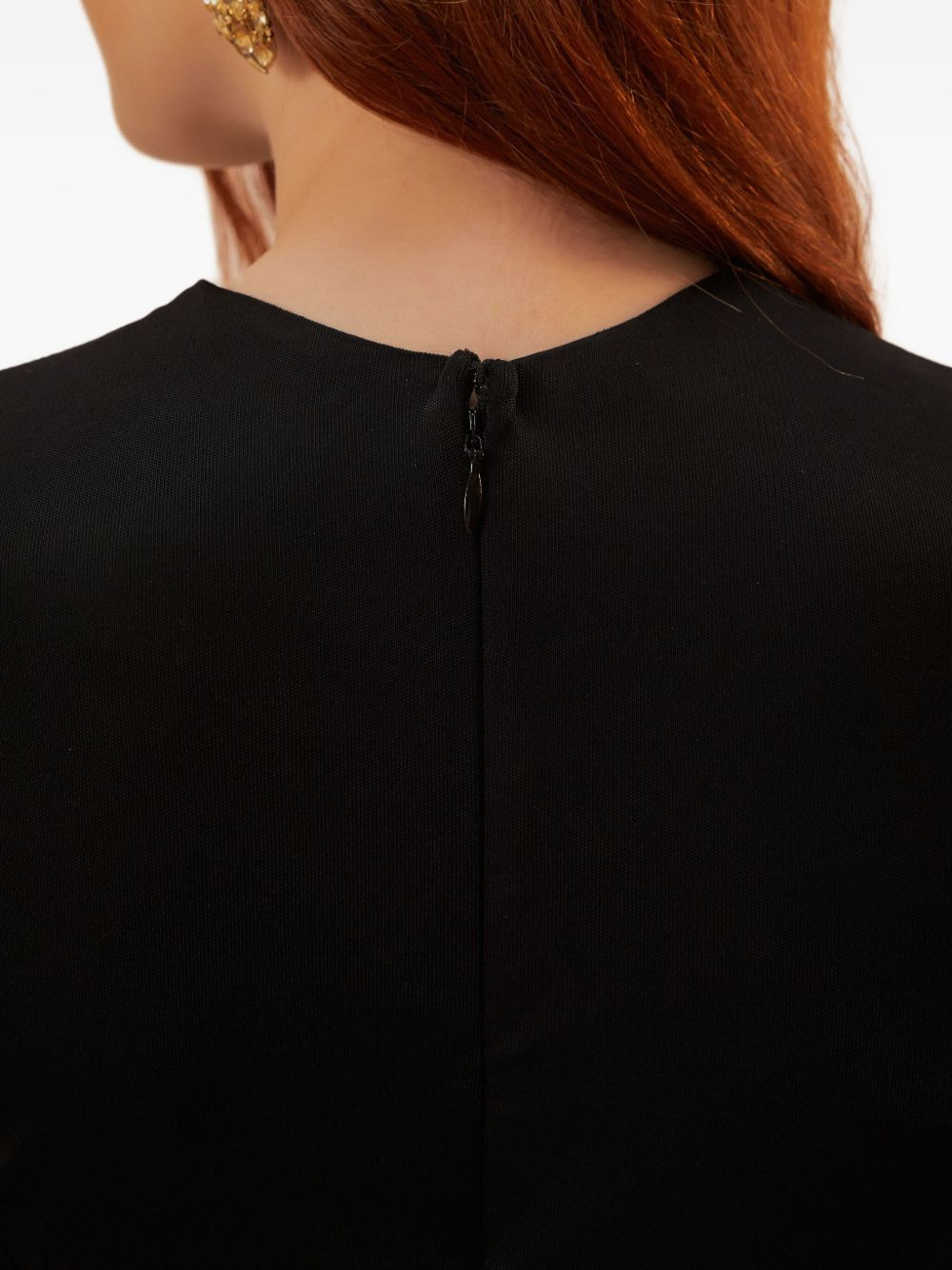 pleated keyhole jumpsuit - 5
